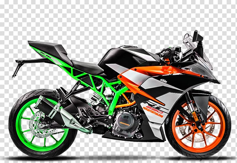 KTM RC 390 Motorcycle Sport bike All-terrain vehicle, motorcycle transparent background PNG clipart