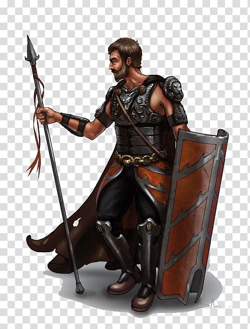 Dungeons & Dragons Pathfinder Roleplaying Game d20 System Warrior Fighter, warrior transparent background PNG clipart