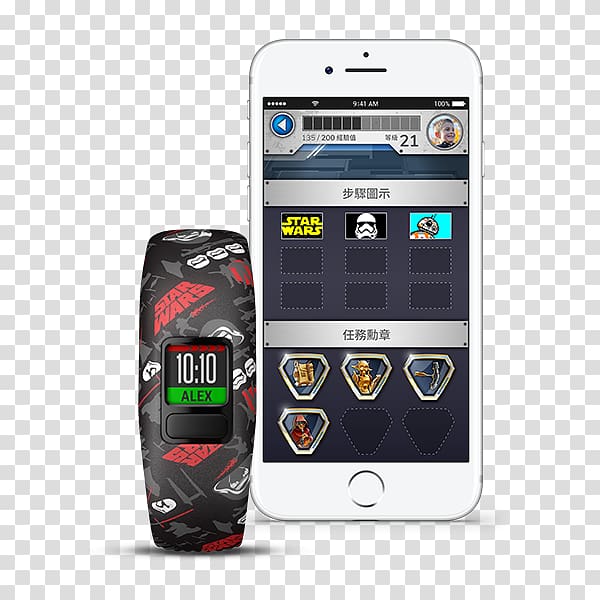 Smartphone Garmin vívofit jr. 2 BB-8 Activity tracker First Order, the first purchase transparent background PNG clipart