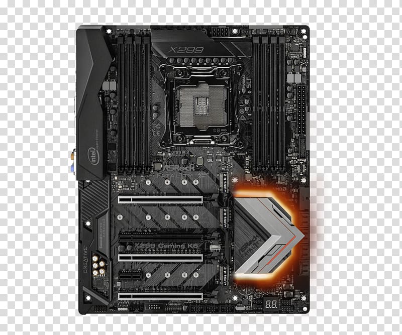 LGA 2066 Intel X299 AsRock X299 GAMING K6 Motherboard Intel Core, others transparent background PNG clipart