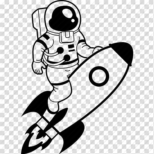 Astronaut transparent background PNG clipart