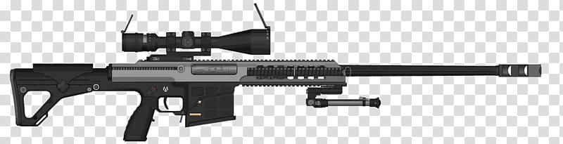 Sniper rifle Assault rifle .50 BMG Barrett M82, sniper rifle transparent background PNG clipart