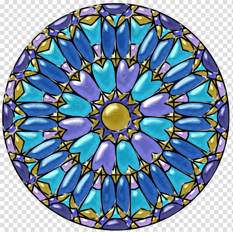 Stained glass Mandala, mandala transparent background PNG clipart