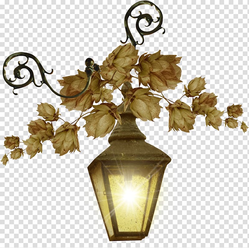 Lantern Street light Albom , Retro light material free to pull transparent background PNG clipart