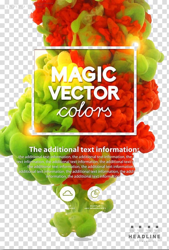 Colored smoke Computer file, smoke, Magic Colors text transparent background PNG clipart
