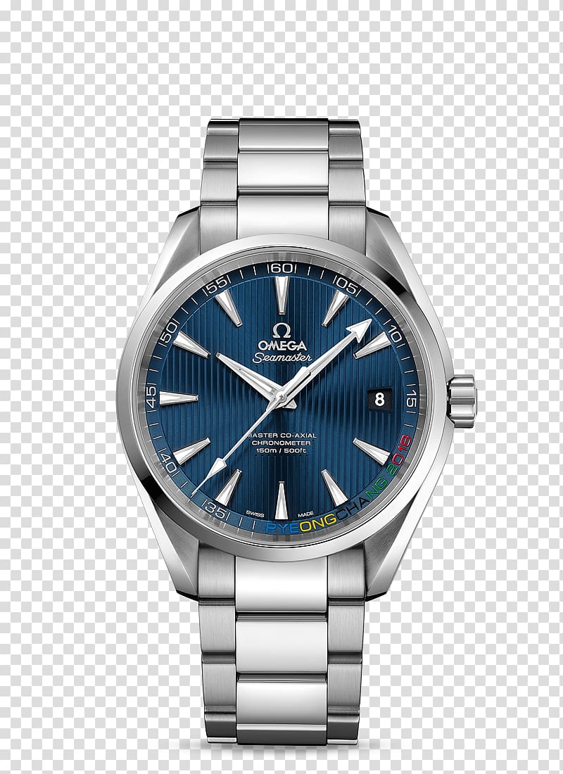 2018 Winter Olympics Omega Seamaster Omega SA Watch Coaxial escapement, chase transparent background PNG clipart