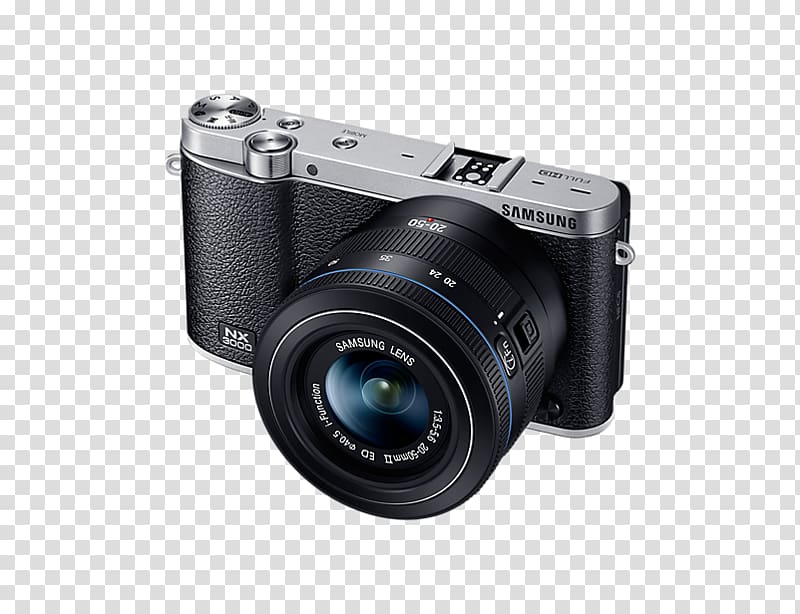 Samsung NX3000 Mirrorless interchangeable-lens camera Camera lens, Camera transparent background PNG clipart