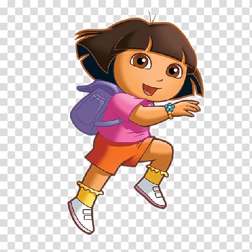 Isabela Moner Dora the Explorer Click Television show, Cartoon Runner transparent background PNG clipart