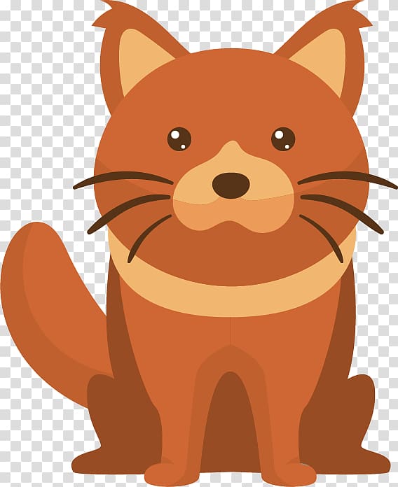 Cat Kitten Euclidean Cartoon, Brown cat pattern transparent background PNG clipart