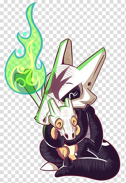 Pokémon Sun and Moon Marowak Cubone Alola, Aloha text transparent background PNG clipart