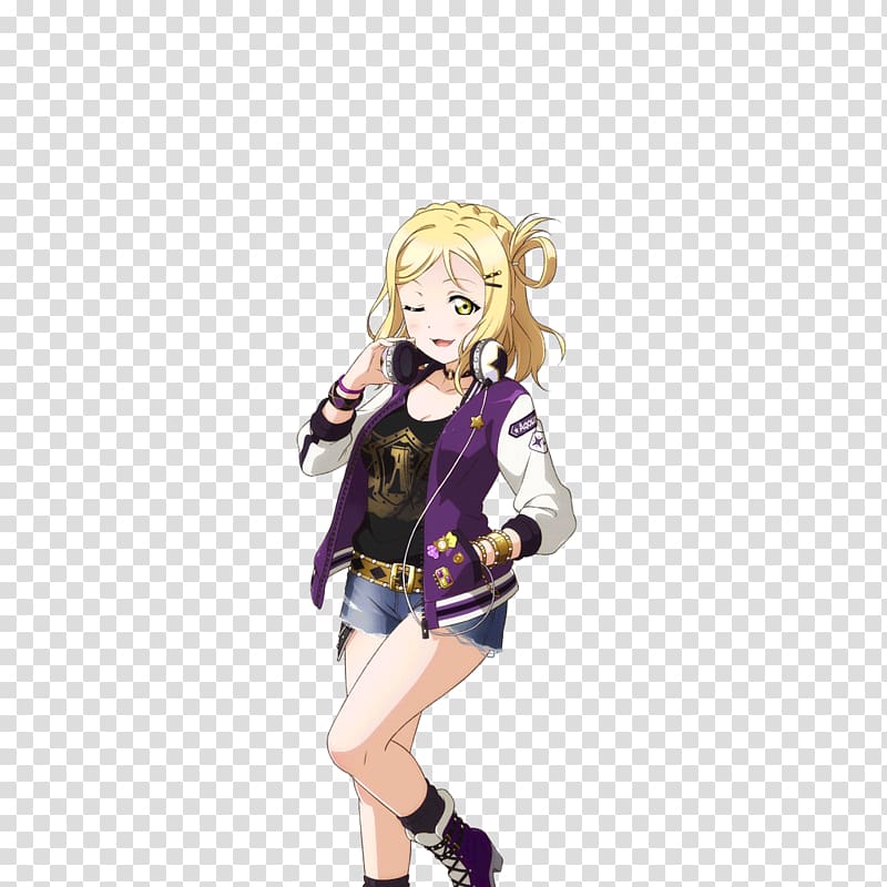 Love Live! School Idol Festival Aqours Love Live! Sunshine!! Anime, mari ohara transparent background PNG clipart