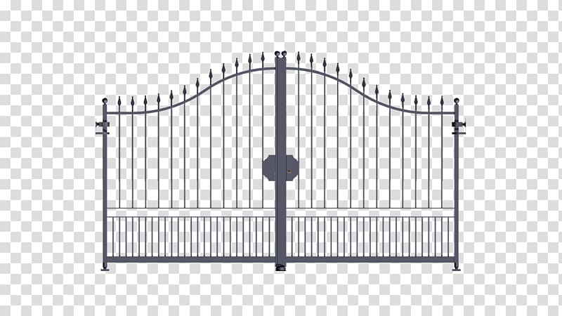 Gate FAAC Inferriata Wrought iron Door, gate transparent background PNG clipart