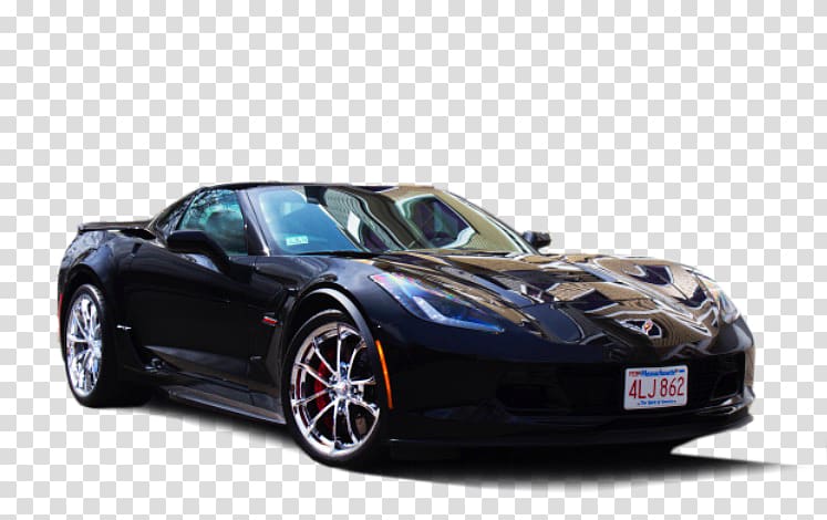 Supercar Chevrolet Corvette ZR1 (C6) Chevrolet Corvette Z06 Sports car, car transparent background PNG clipart