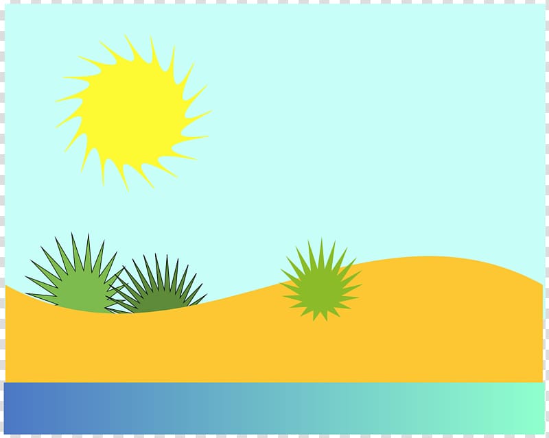 Yellow Sky Tree , Cartoon Of The Beach transparent background PNG clipart