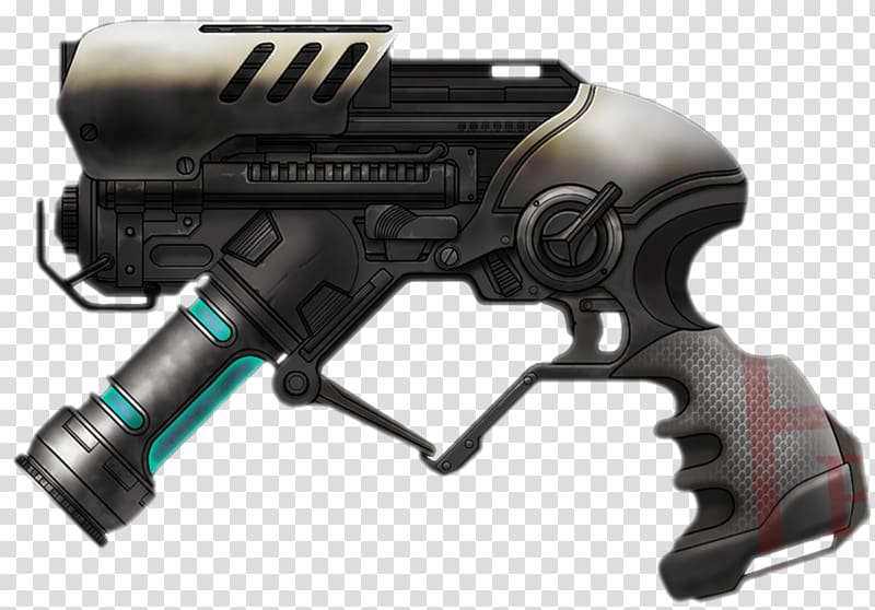 Firearm Weapon Pistol Science Fiction Smart gun, gunshot transparent background PNG clipart