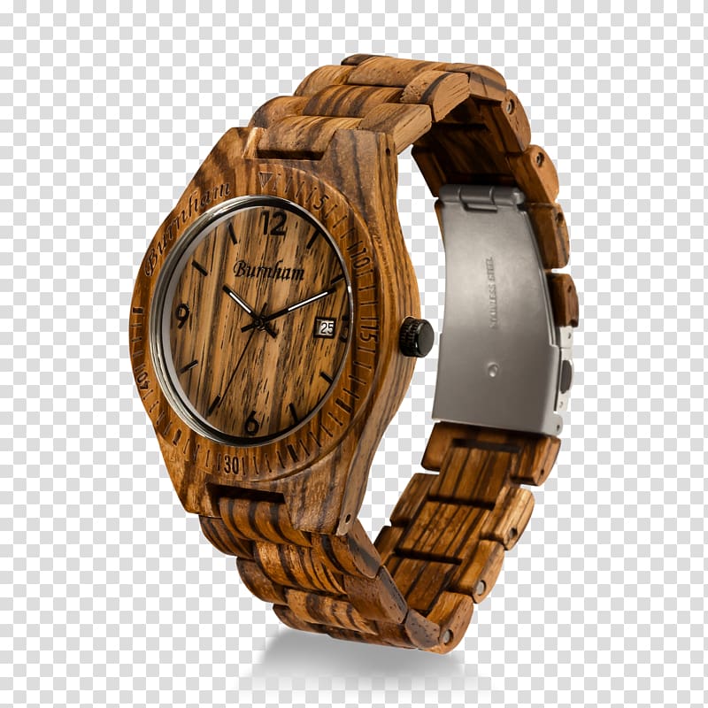 Automatic watch Wood Movement Swiss made, Watch transparent background PNG clipart