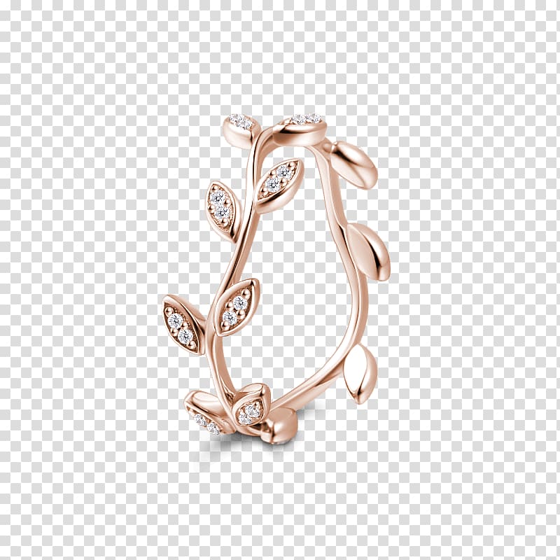 Earring Silver Gold Eternity ring, ring transparent background PNG clipart