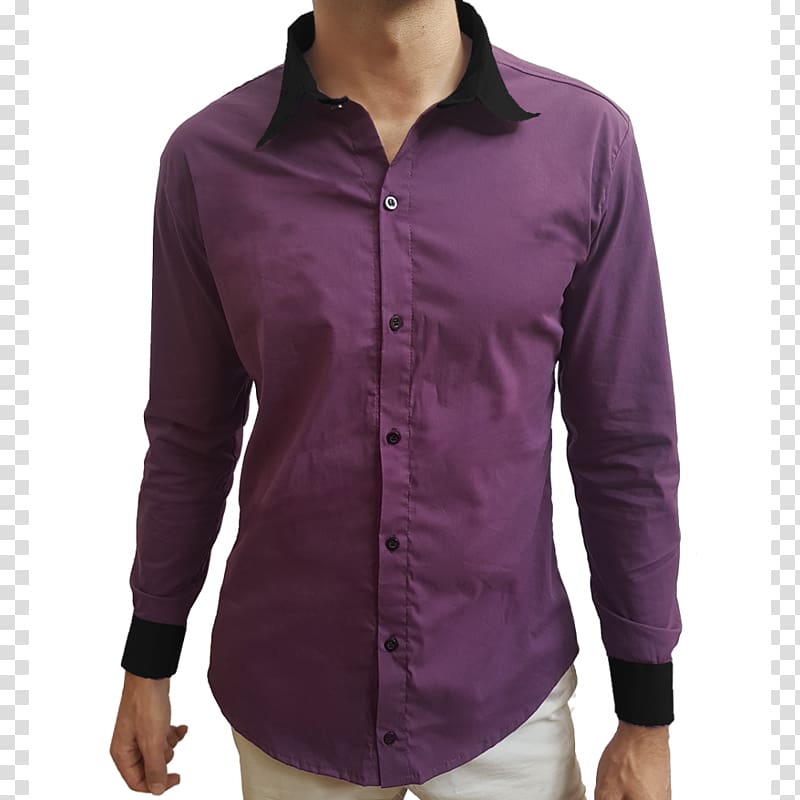 Fashion Shirt Slim-fit pants Tops Purple, Masculino Camisa e transparent background PNG clipart
