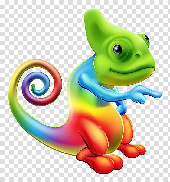 Chameleons , Cartoon chameleon material transparent background PNG clipart