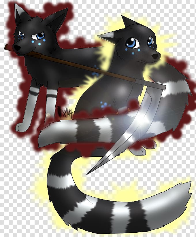 Cat Tail Character Animated cartoon, devil and angel transparent background PNG clipart
