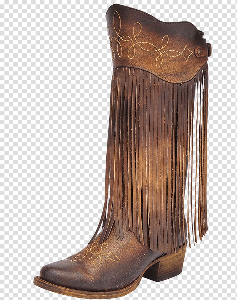 Cowboy boot Shoe Riding boot Equestrian, continental fringe transparent background PNG clipart