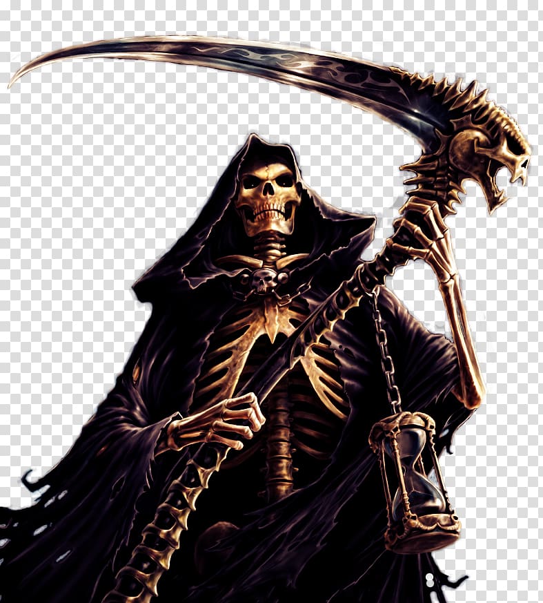 Death Father Time , Grim Reaper Pic transparent background PNG clipart