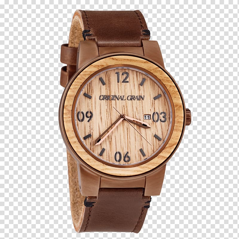 Watch Barrel Wood Whiskey Brushed metal, watch transparent background PNG clipart