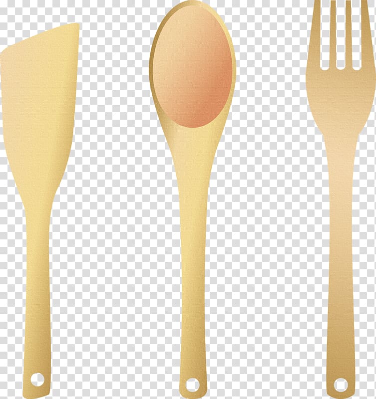 Wooden spoon Knife Fork, knife and fork transparent background PNG clipart