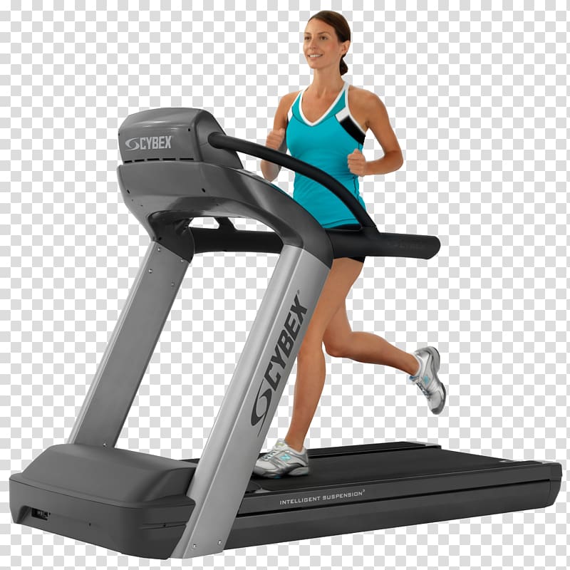 woman running on treadmill, Treadmill Cybex International Exercise equipment Physical exercise Aerobic exercise, gym transparent background PNG clipart