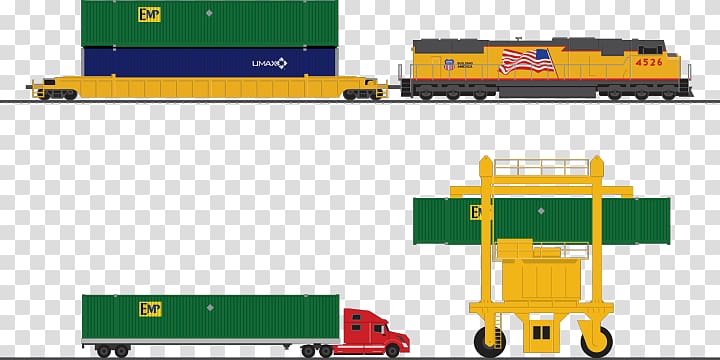 Railroad car Train Rail transport Cargo Intermodal freight transport, train transparent background PNG clipart