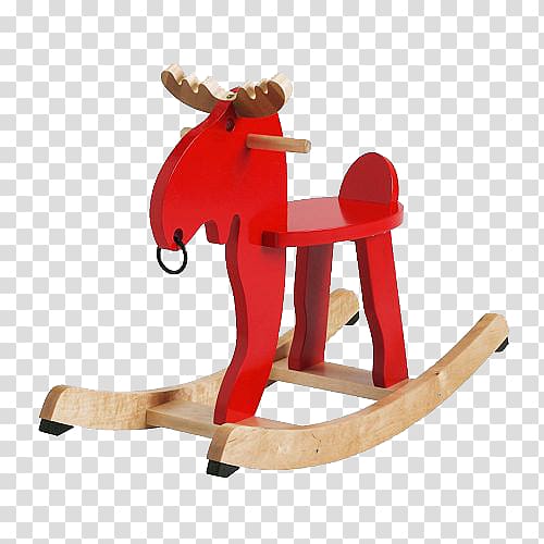 Moose IKEA Toy Rocking horse Child, Rocking toy moose transparent background PNG clipart