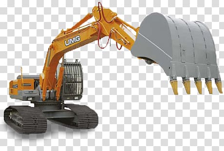 Excavator transparent background PNG clipart