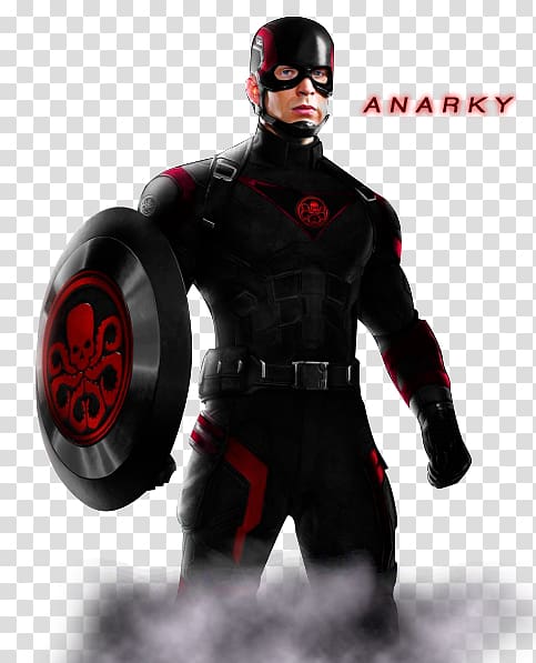 Captain America Sam Wilson Hydra Iron Man Superhero, infinity war red skull transparent background PNG clipart