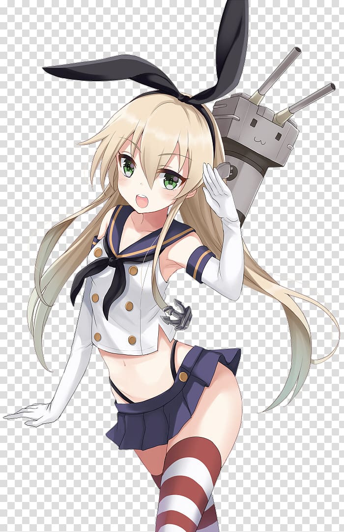Kantai Collection Japanese destroyer Shimakaze Japanese destroyer Ikazuchi Anime Japanese destroyer Hibiki, Japanese Destroyer Yukikaze transparent background PNG clipart