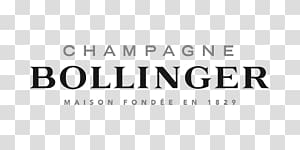 Champagne Bollinger text, Bollinger Logo transparent background PNG clipart