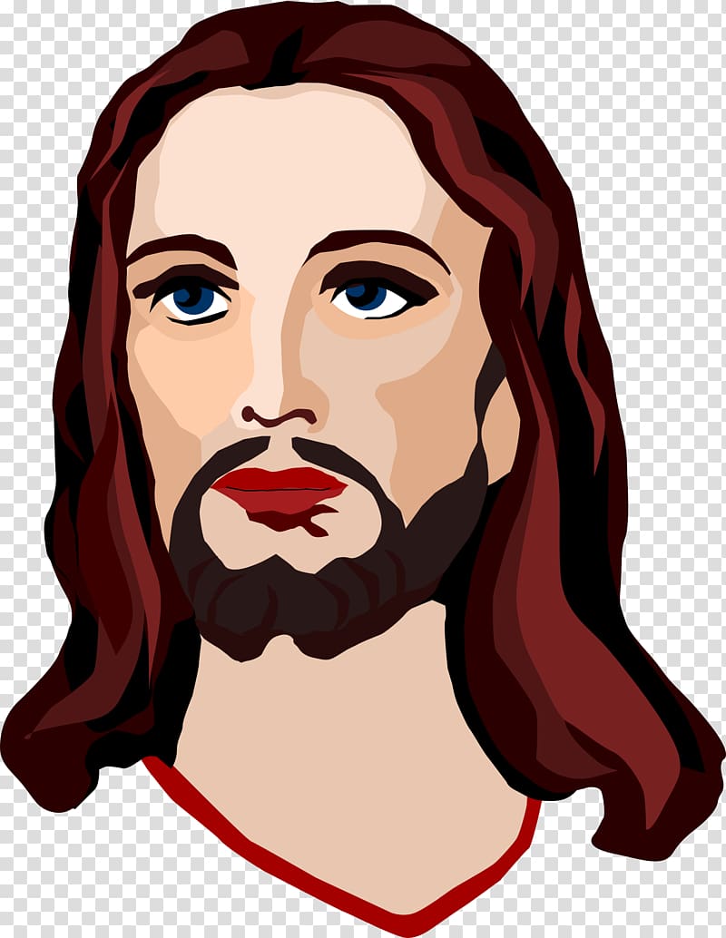 Jesus Christ digital illustration, Depiction of Jesus Christianity , Jesus Christ transparent background PNG clipart
