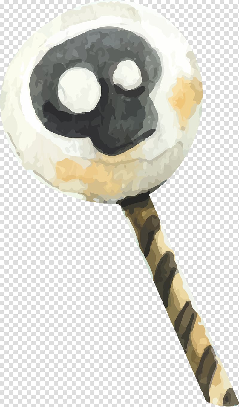 Cartoon skull lollipop transparent background PNG clipart