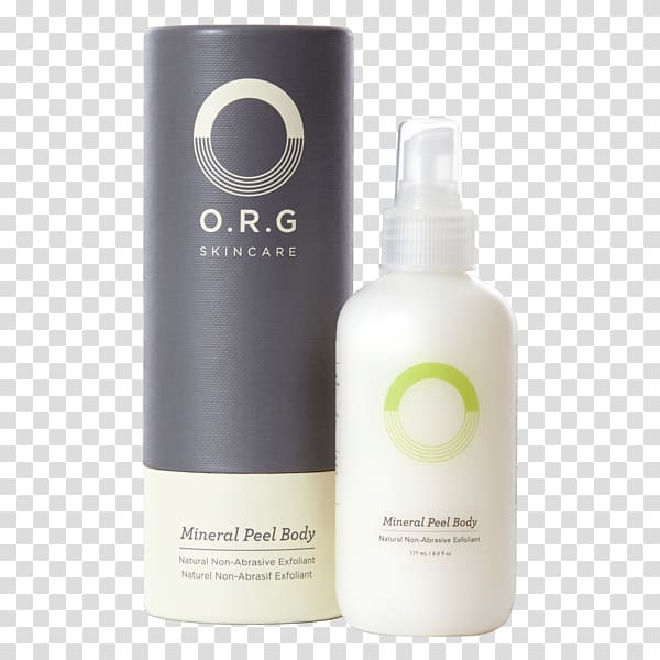 Lotion O.R.G Skincare Organic Mineral Peel Face Exfoliation Skin care Facial, Face transparent background PNG clipart