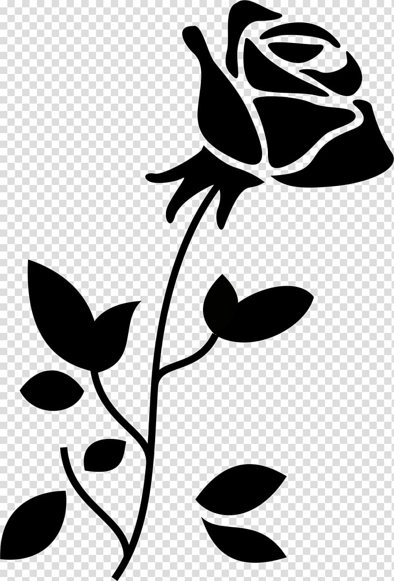 black rose illustration, Flower bouquet Rose Paper Embroidery, rose transparent background PNG clipart
