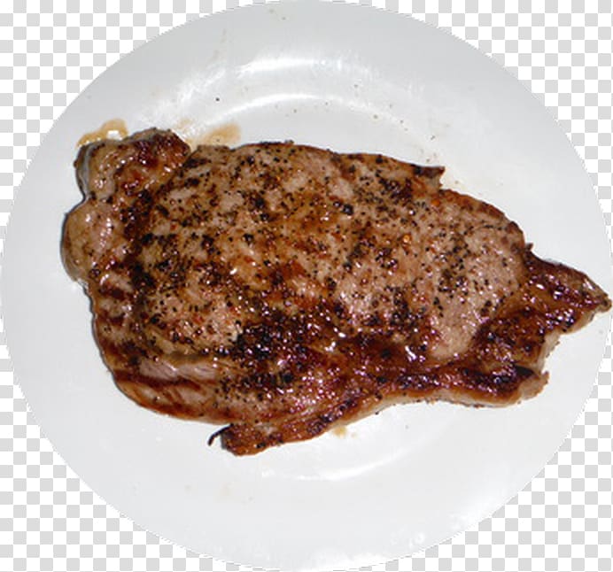 Rib eye steak Sirloin steak Pork chop Meat chop Pork steak, Eat Meat transparent background PNG clipart