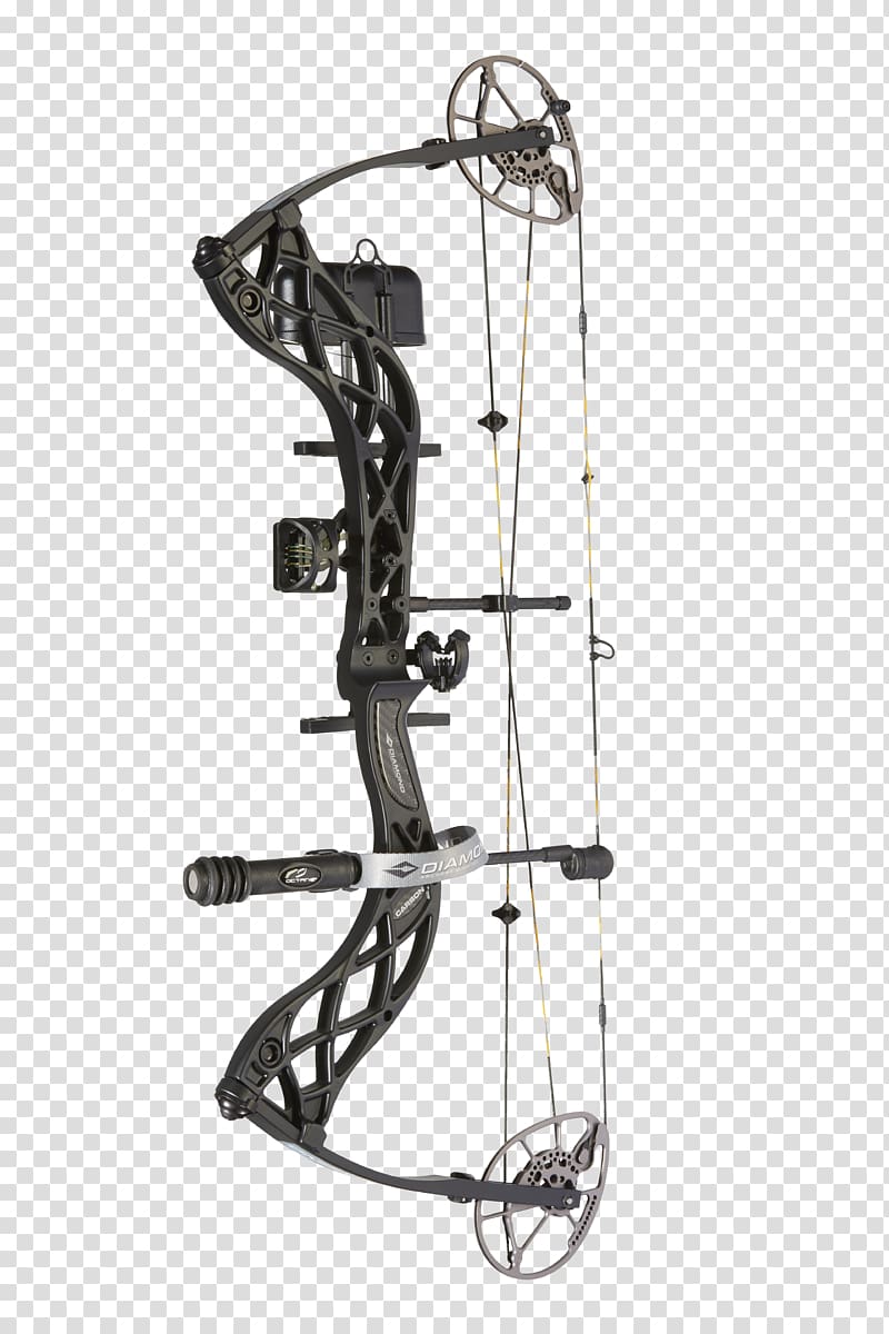 Compound Bows Binary cam Bow and arrow Hunting Diamond, archery cover transparent background PNG clipart