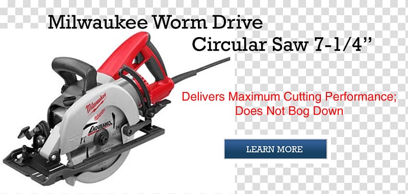 Circular saw Milwaukee Electric Tool Corporation Worm drive