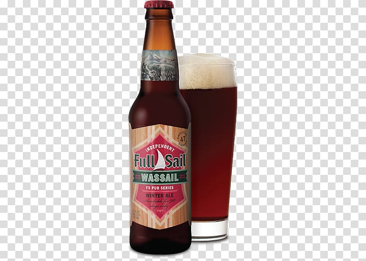 India pale ale Full Sail Brewing Company Beer Wassail, beer transparent background PNG clipart