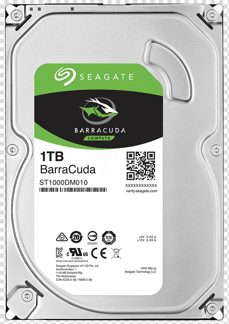 Hard Drives Serial ATA Seagate Technology Seagate Barracuda Data storage, others transparent background PNG clipart