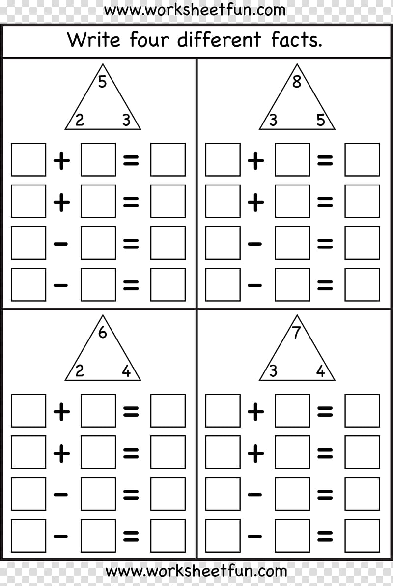 Fact Multiplication table Mathematics Worksheet, Mathematics transparent background PNG clipart