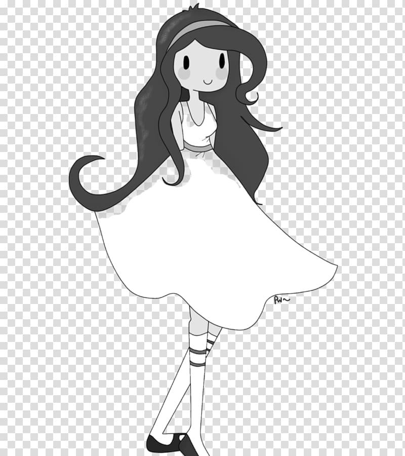 Drawing Illustration Line art Black and white, princess wind frame transparent background PNG clipart