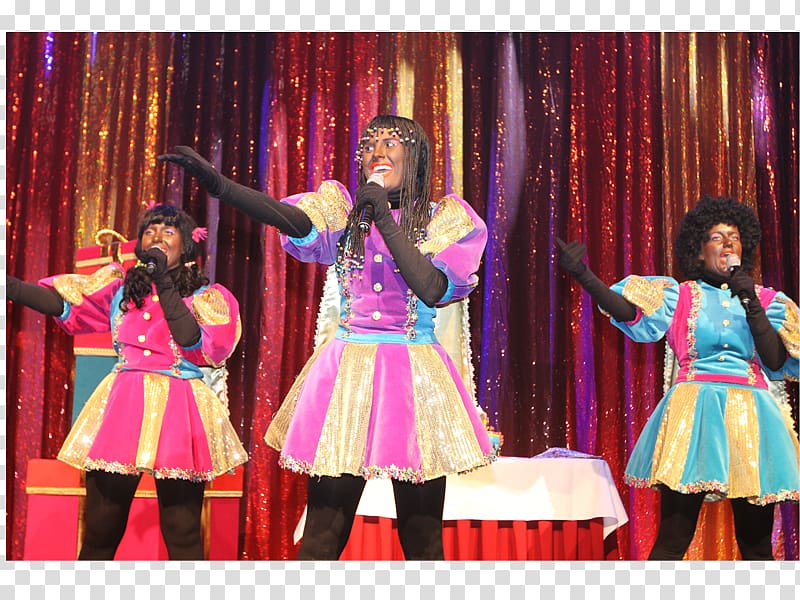 Sinterklaasfeest Zwarte Piet Folk dance Costume, GirlBand transparent background PNG clipart