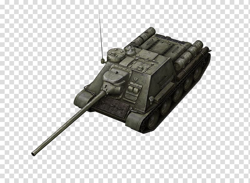 World of Tanks SU-100 T-34 Tank destroyer, Tank transparent background PNG clipart