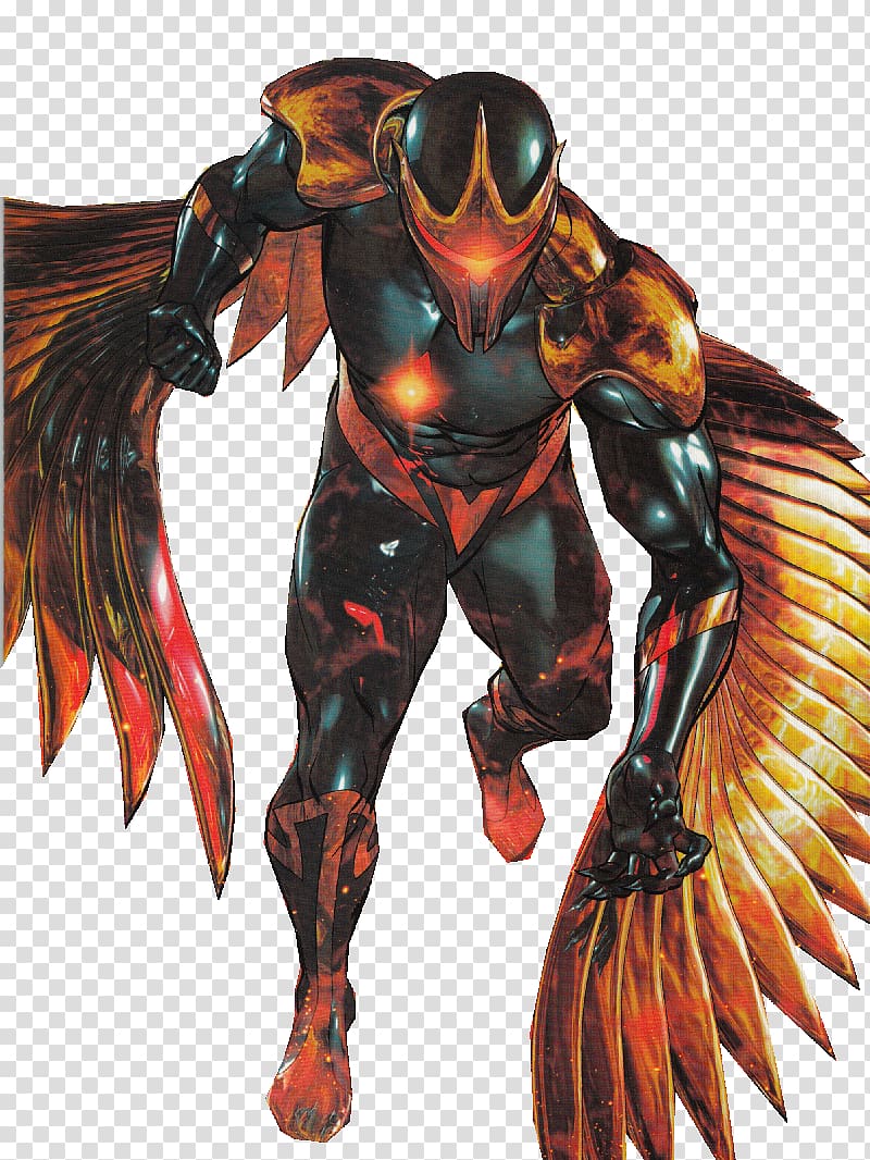 Darkhawk War of Kings Black Bolt Johnny Blaze New Warriors, Hawk transparent background PNG clipart