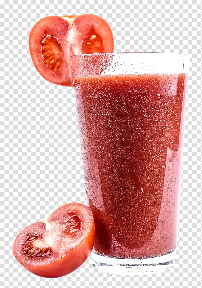 tomato juice in glass illustration, Tomato juice Jucivana Smoothies & Coffee, Fresh Tomato and Tomato Juice transparent background PNG clipart